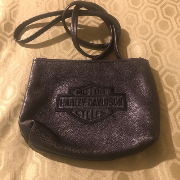 Harley-Davidson Handbags - Harley Davidson Lightweight CB Black Leather Purse